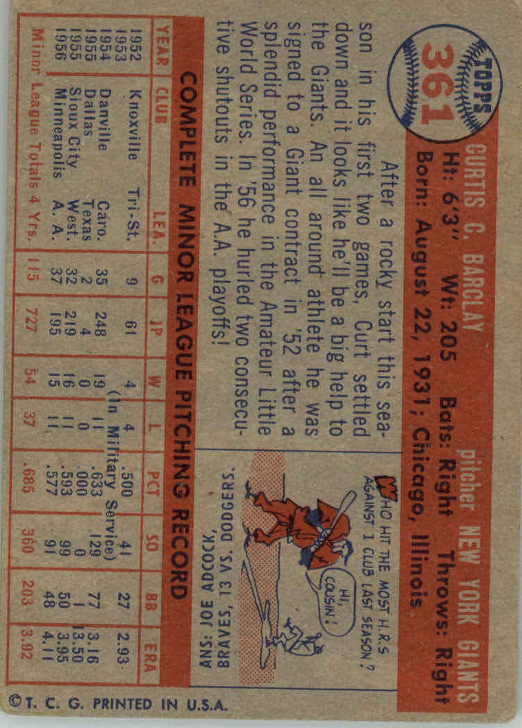 1957 TOPPS BASEBALL ASSORTED SINGLES U-PICK #326-406 - Picture 77 of 217