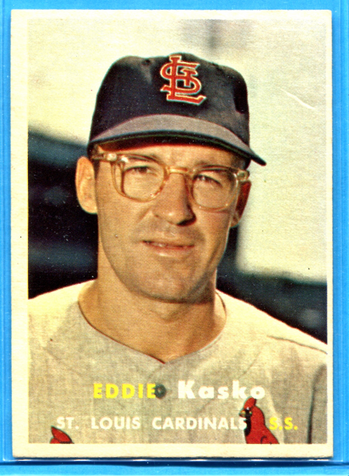 1957 Topps #363 Eddie Kasko RC