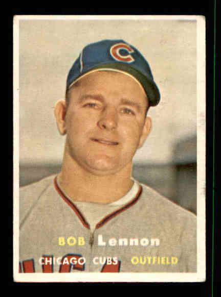 1957 Topps #371 Bob Lennon
