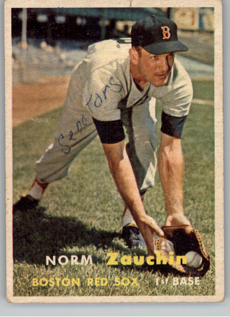 1957 Topps #372 Norm Zauchin