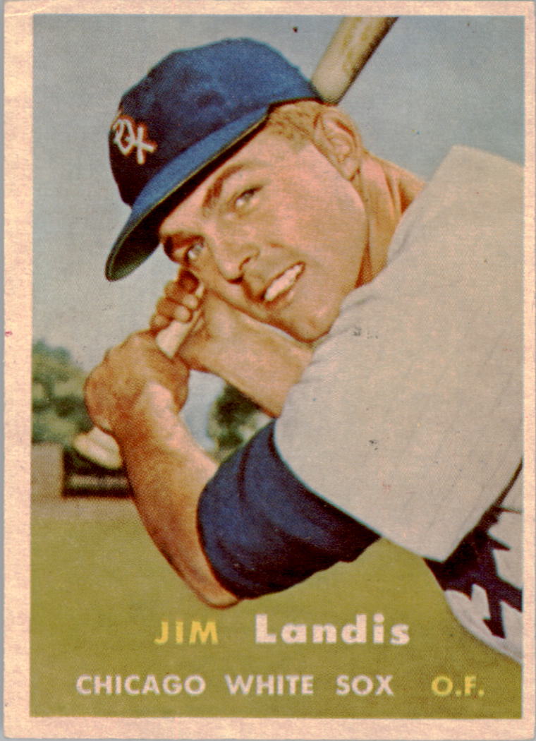 1957 Topps #375 Jim Landis RC