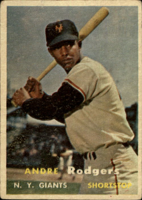 1957 Topps #377 Andre Rodgers RC