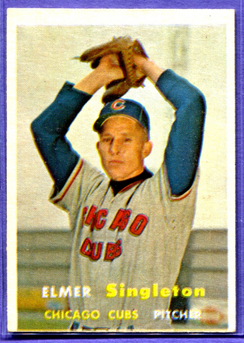 1957 Topps #378 Elmer Singleton