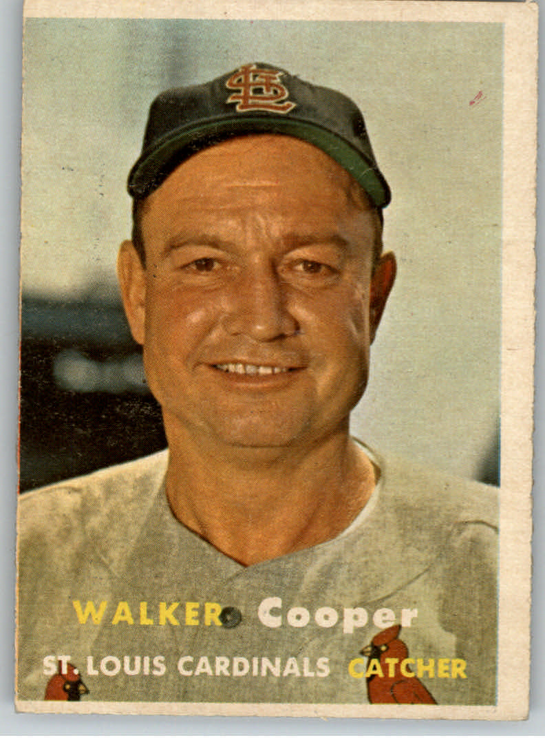 1957 Topps #380 Walker Cooper