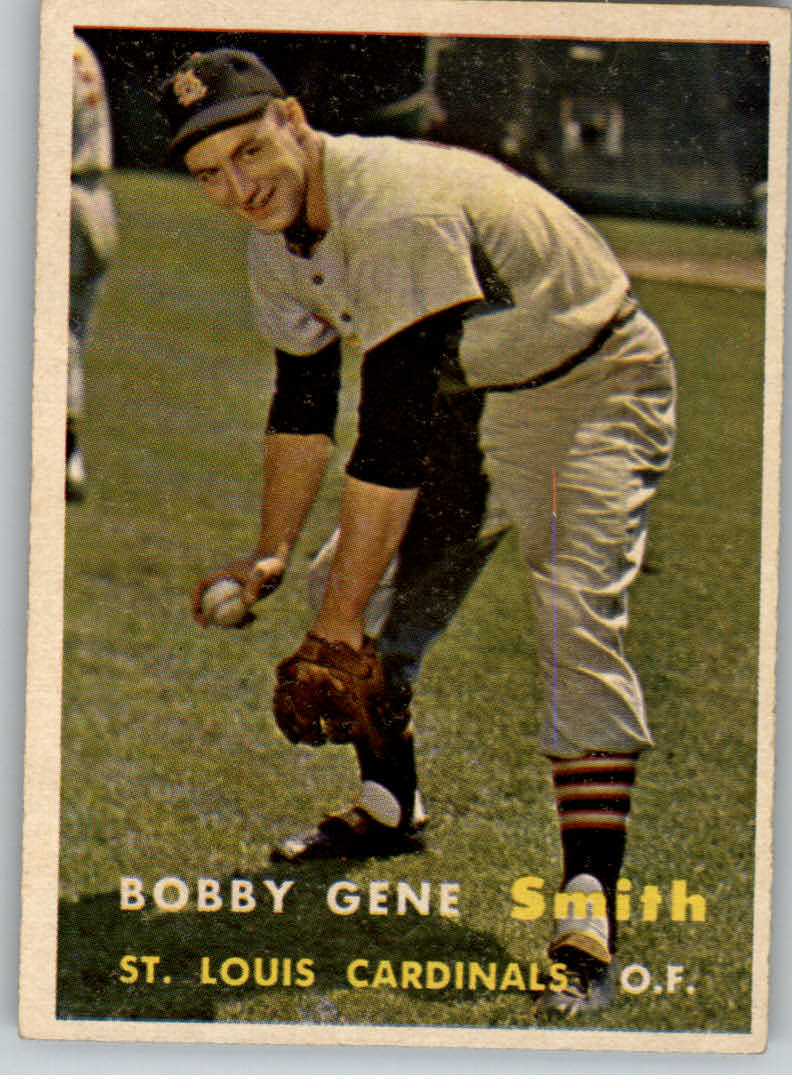 1957 Topps #384 Bobby G. Smith RC