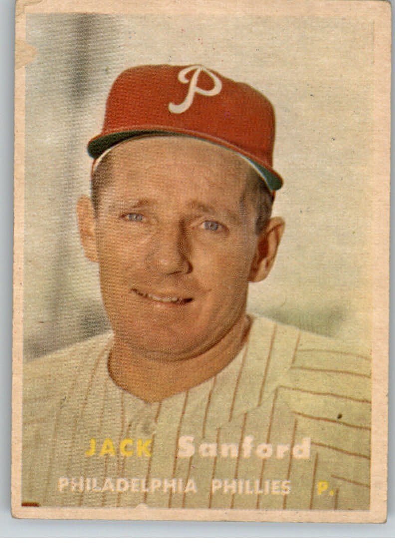 1957 Topps #387 Jack Sanford RC