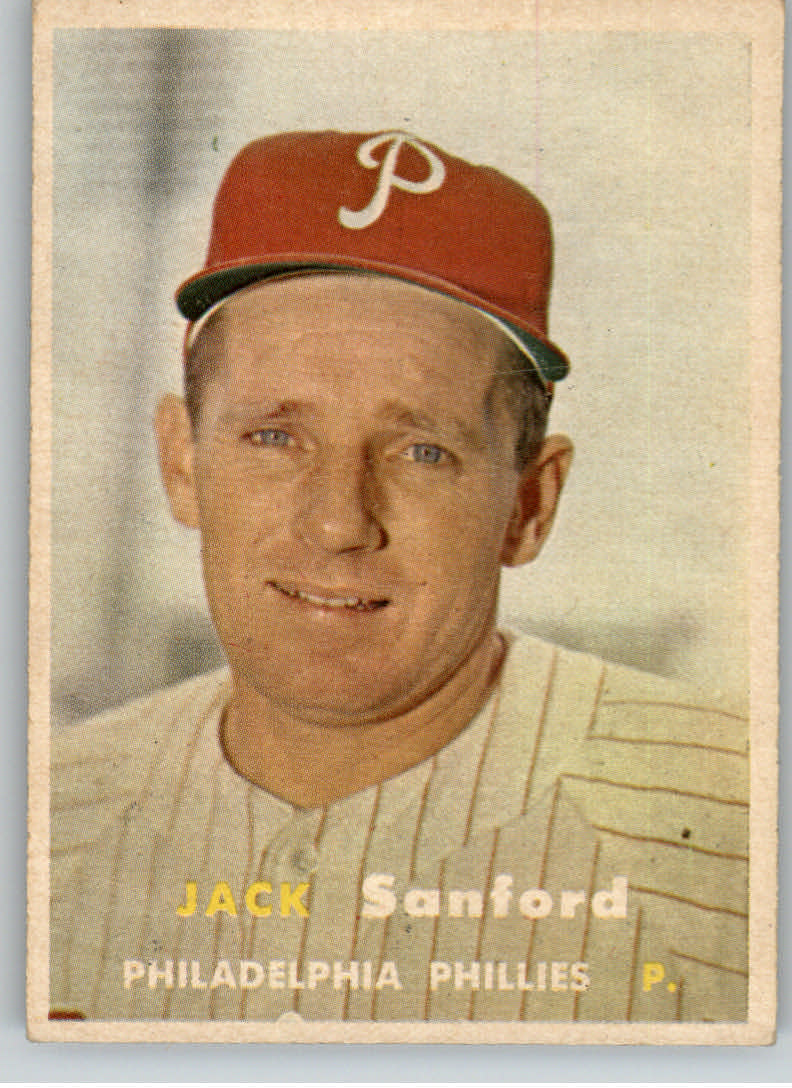 1957 Topps #387 Jack Sanford RC