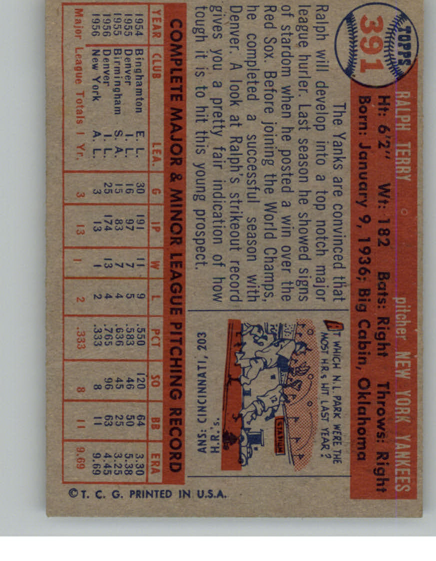 1957 TOPPS BASEBALL ASSORTED SINGLES U-PICK #326-406 - Picture 169 of 217