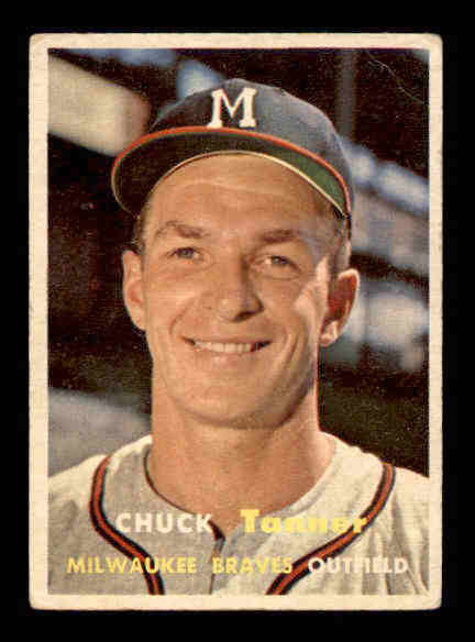 1957 Topps #392 Chuck Tanner