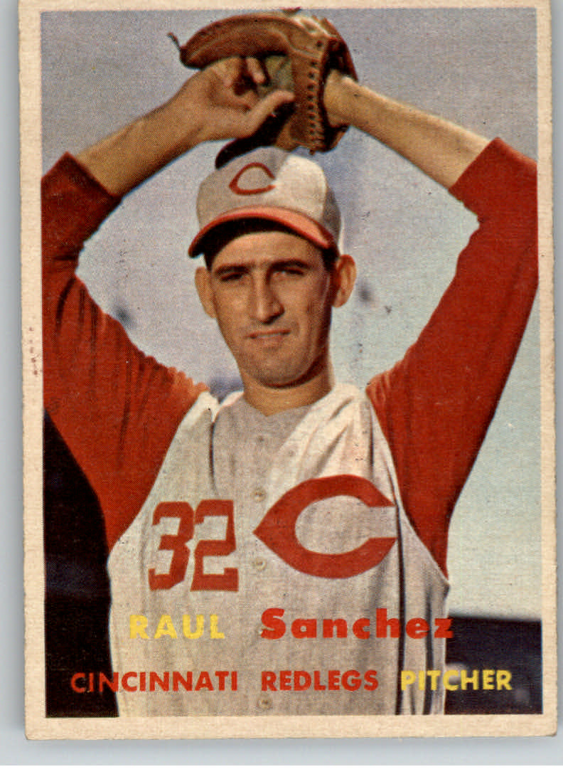 1957 Topps #393 Raul Sanchez RC