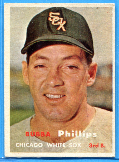 1957 Topps #395 Bubba Phillips
