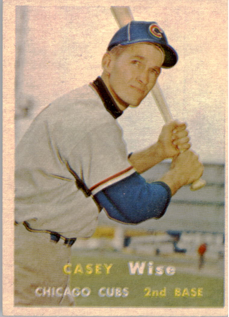 1957 Topps #396 Casey Wise RC