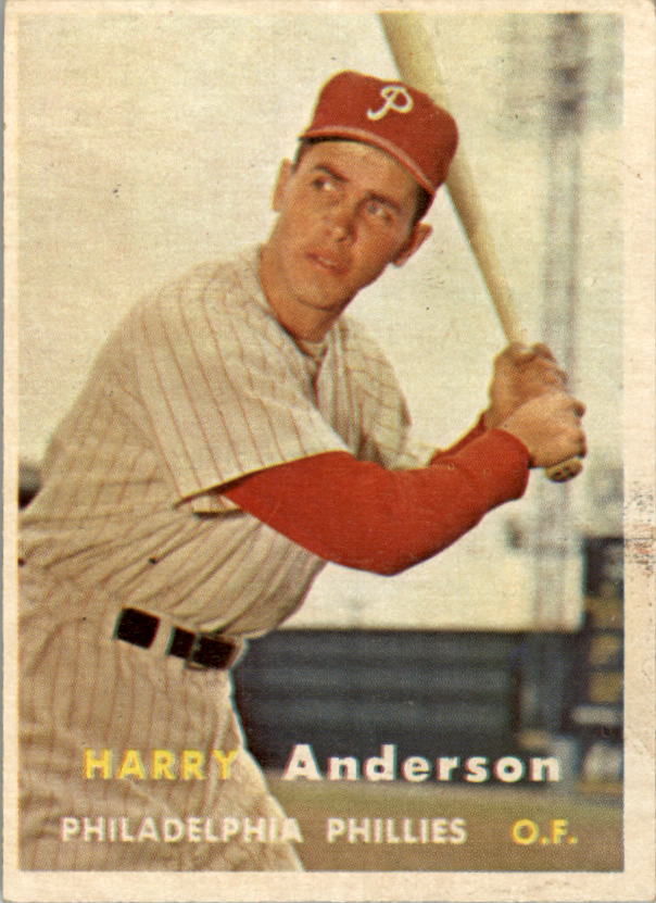 1957 Topps #404 Harry Anderson RC