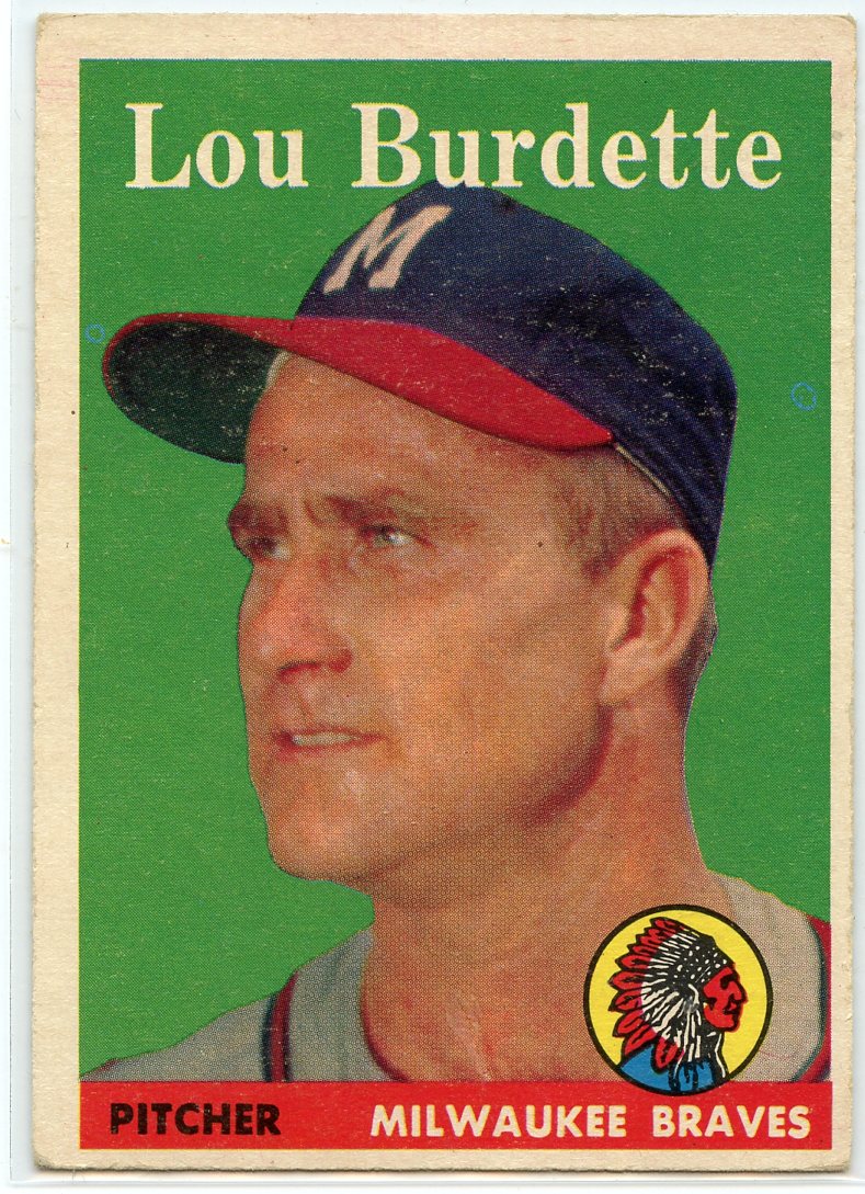 1958 Topps #10 Lou Burdette