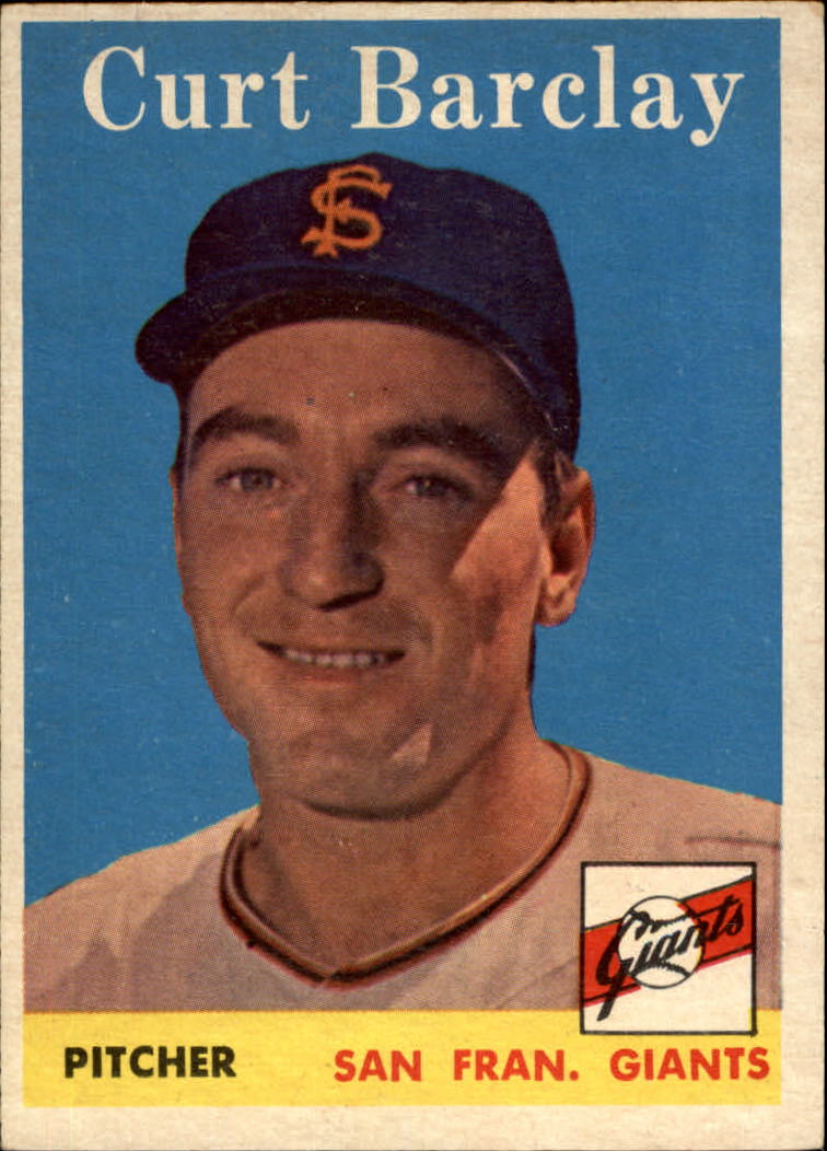 1958 Topps #21 Curt Barclay