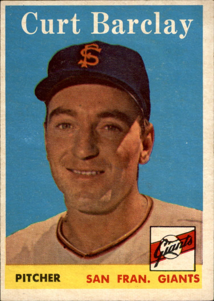 1958 Topps #21 Curt Barclay