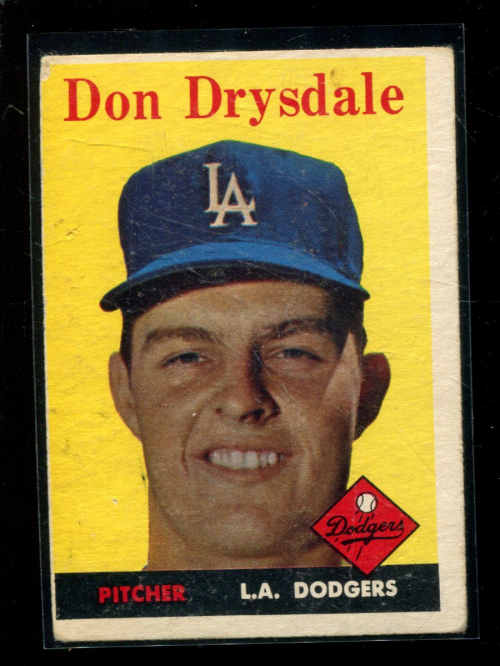 1958 Topps #25 Don Drysdale