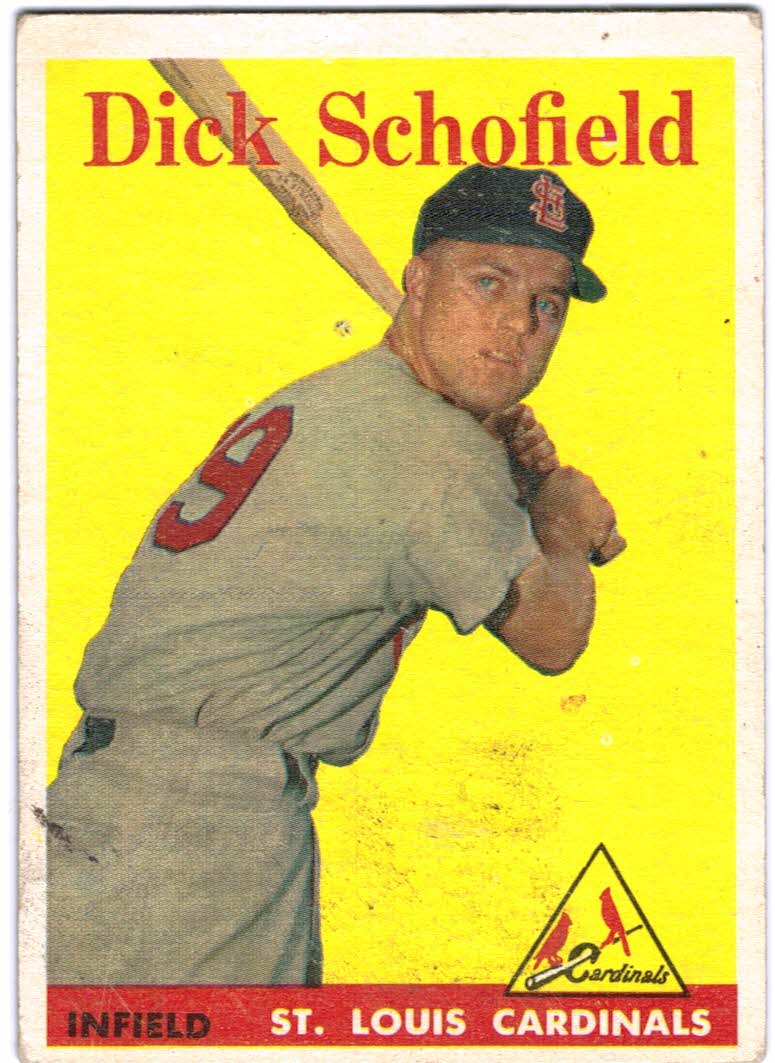 1958 Topps #106 Dick Schofield