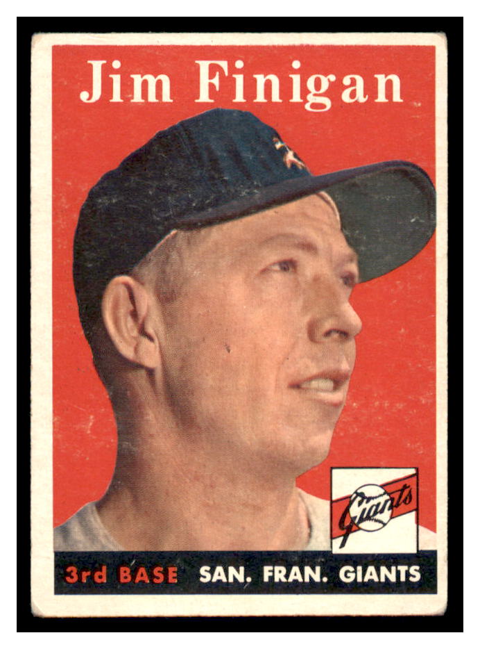 1958 Topps #136 Jim Finigan