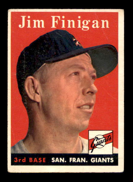 1958 Topps #136 Jim Finigan