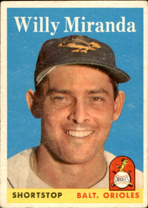 1958 Topps #179 Willie Miranda