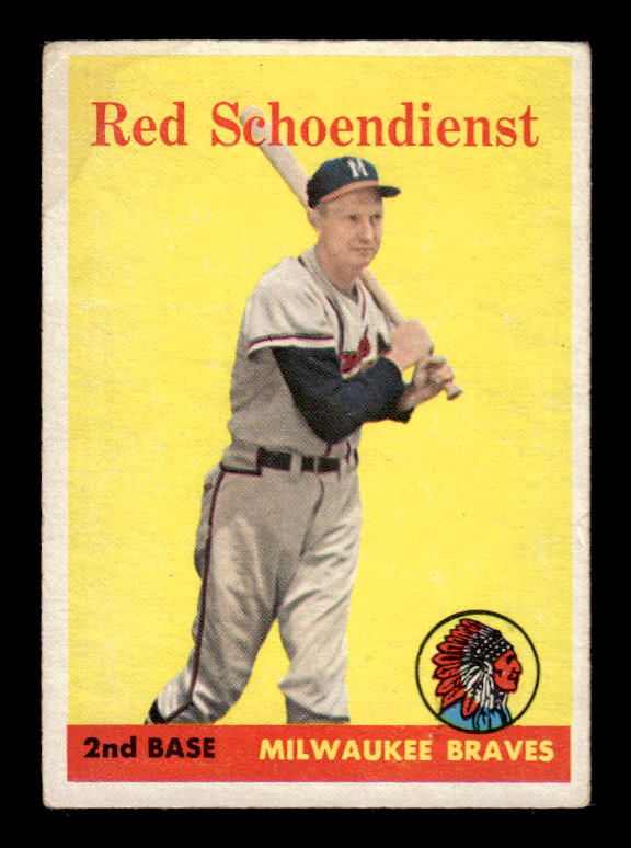 1958 Topps #190 Red Schoendienst