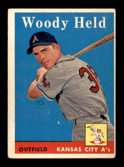 1958 Topps #202 Woody Held RC