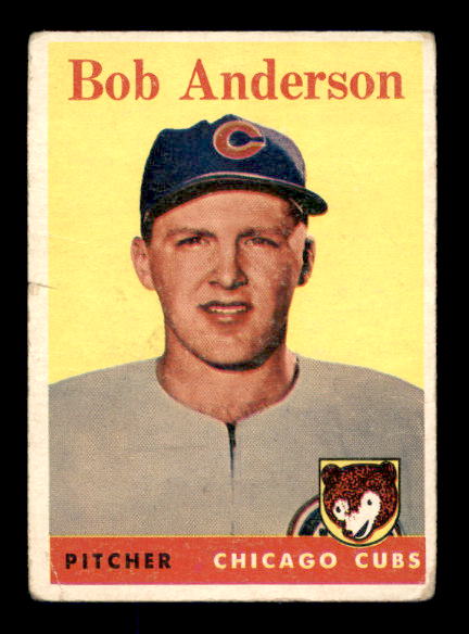 1958 Topps #209 Bob Anderson RC