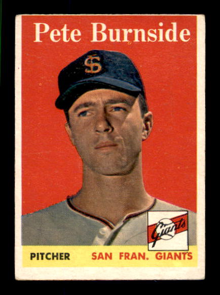1958 Topps #211 Pete Burnside RC