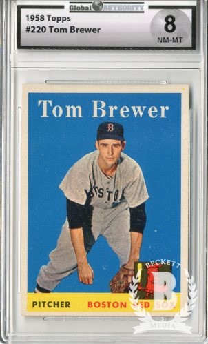 1958 Topps #220 Tom Brewer