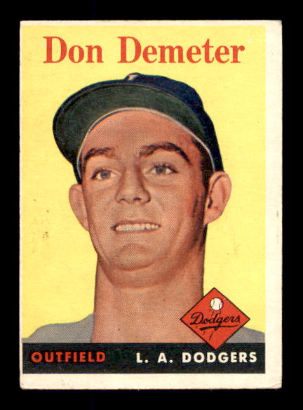 1958 Topps #244 Don Demeter RC