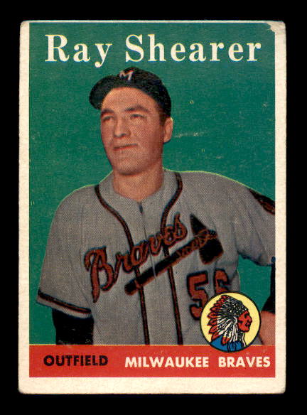 1958 Topps #283 Ray Shearer RC