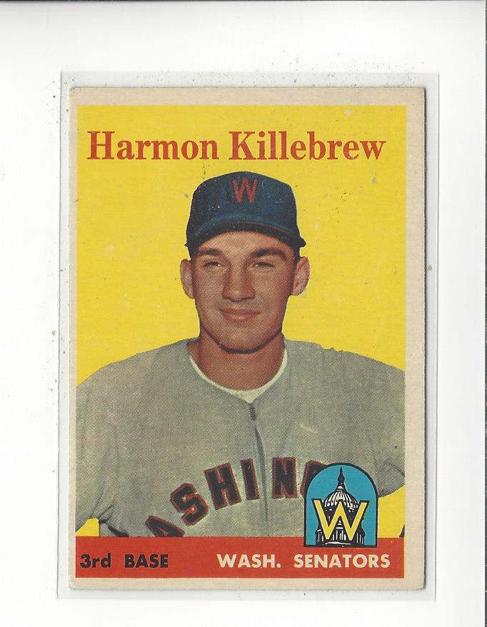 1958 Topps #288 Harmon Killebrew