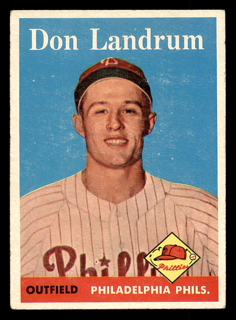1958 Topps #291 Don Landrum RC