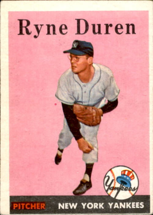 1958 Topps #296 Ryne Duren RC