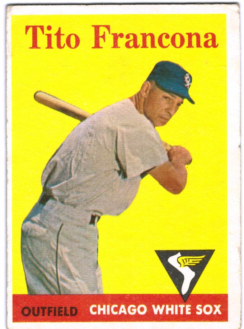 1958 Topps #316 Tito Francona