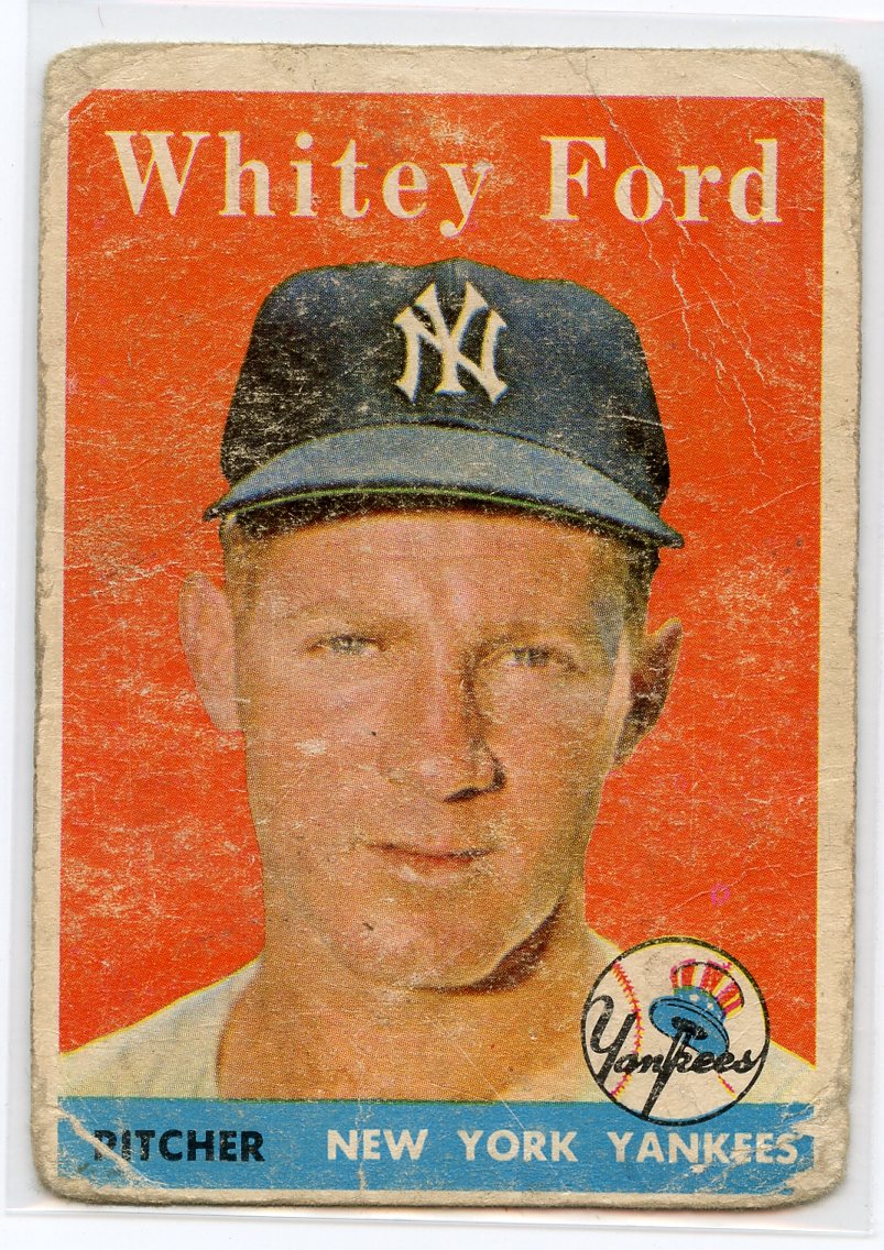 1958 Topps #320 Whitey Ford - GOOD