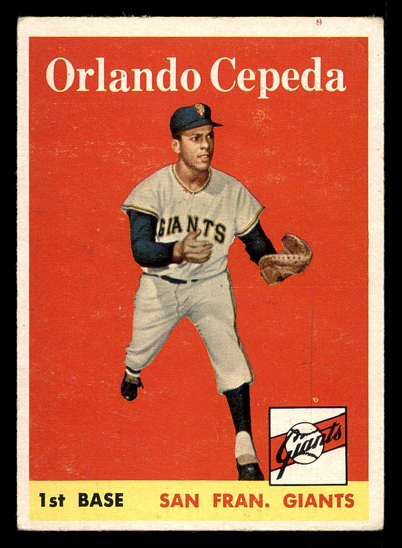 1958 Topps #343 Orlando Cepeda RC