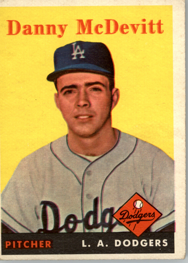 1958 Topps #357 Danny McDevitt RC