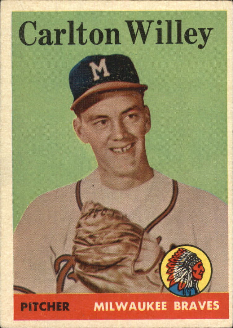 1958 Topps #407 Carlton Willey RC