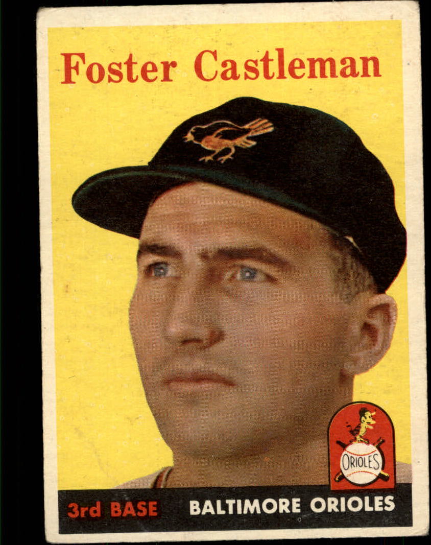 1958 Topps #416 Foster Castleman