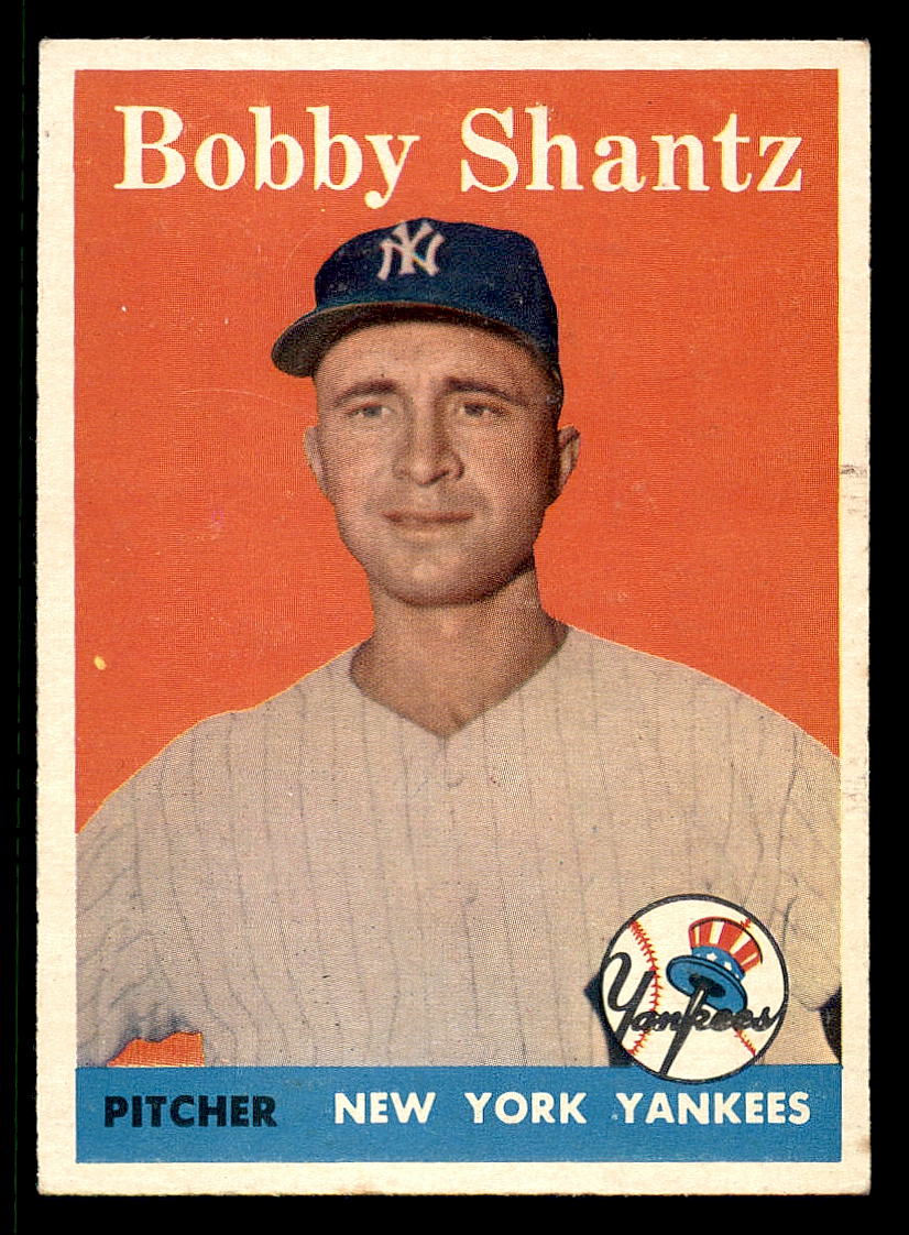 1958 Topps #419 Bobby Shantz