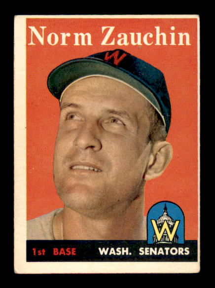 1958 Topps #422 Norm Zauchin