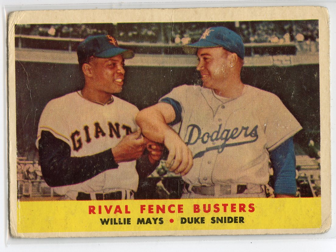 MLB　 RIVAL FENCE BUSTERS W.MAYS D.SNIDER