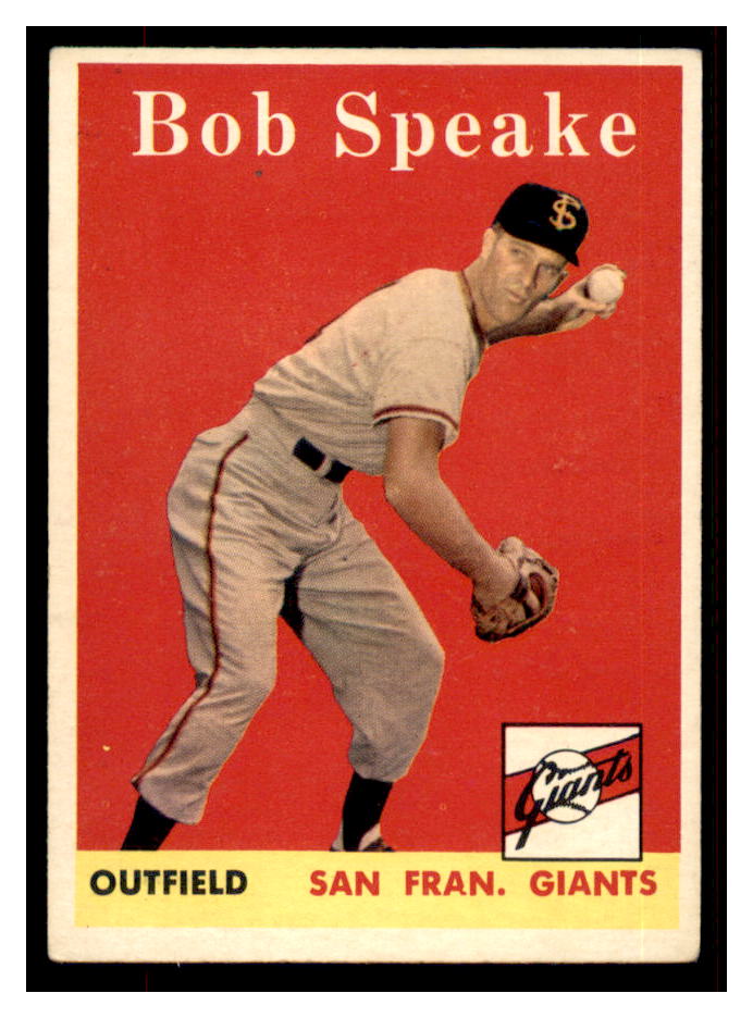 1958 Topps #437 Bob Speake