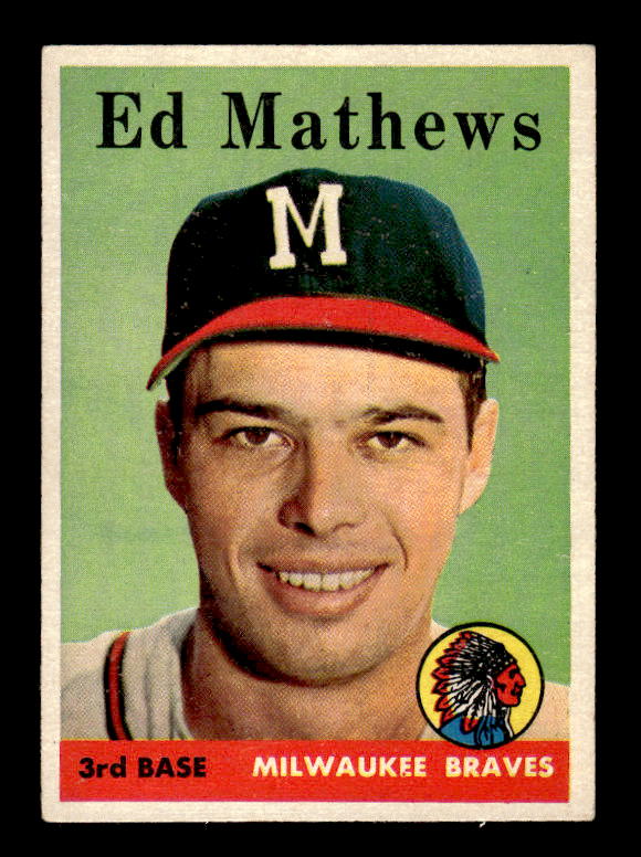 1958 Topps #440 Eddie Mathews