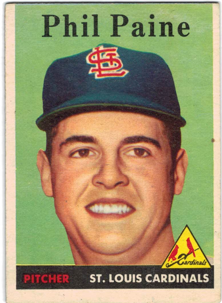 1958 Topps #442 Phil Paine RC