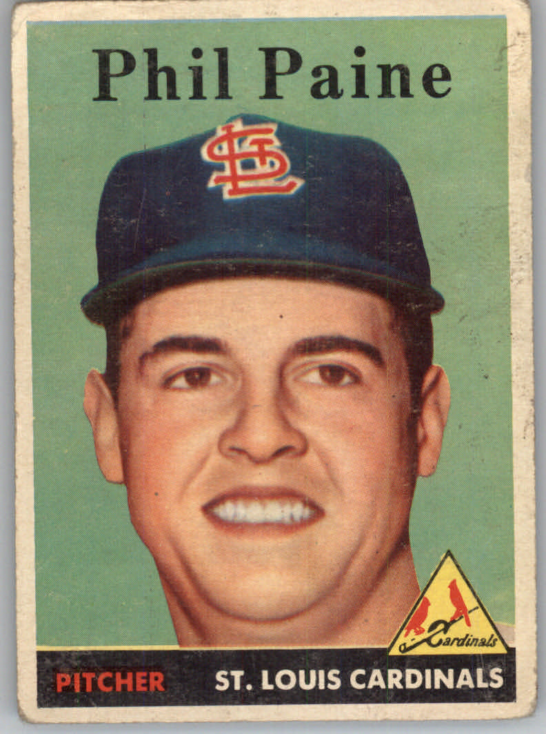 1958 Topps #442 Phil Paine RC