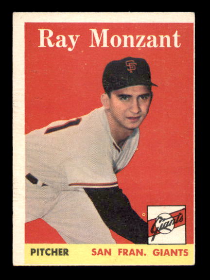 1958 Topps #447 Ray Monzant