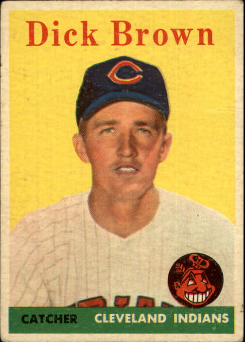 1958 Topps 456 Dick Brown Rc Good